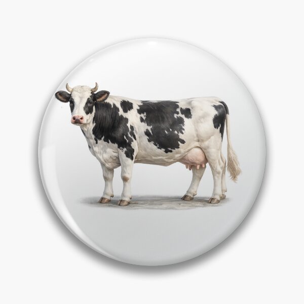 Item preview, Peaceful Cow – Cute Farm Animal Sticker designed and sold by Ishratparween11.
