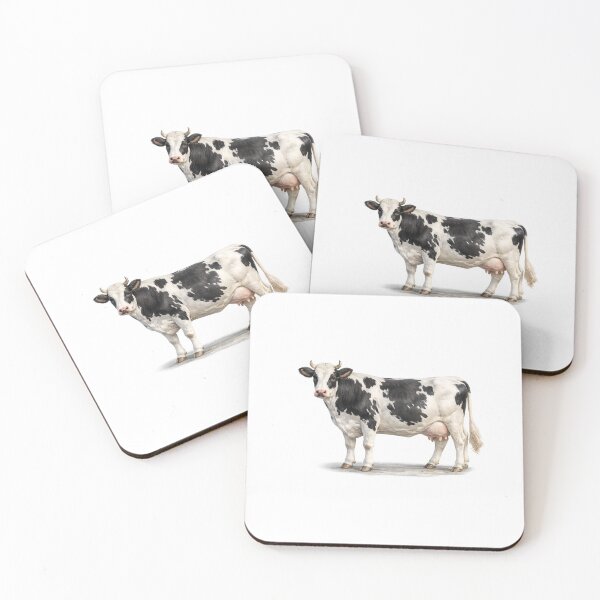 Item preview, Peaceful Cow – Cute Farm Animal Sticker designed and sold by Ishratparween11.