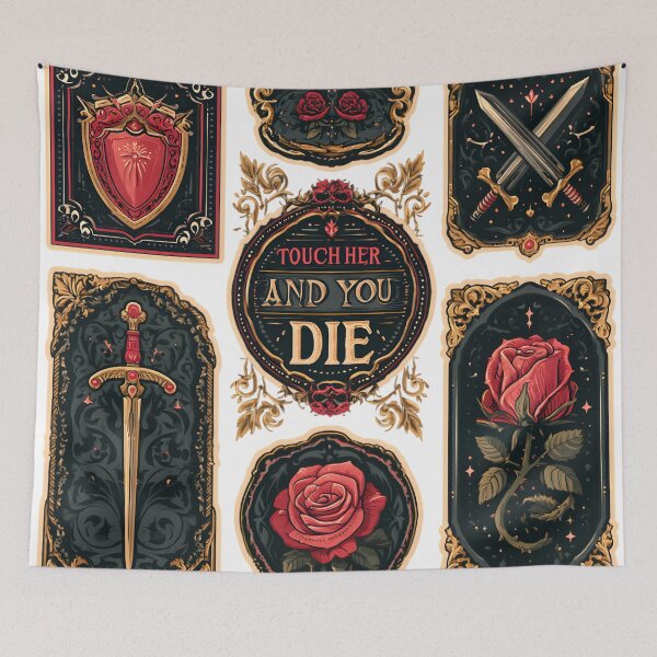 Item preview, Romantasy Trope Lover- Touch Her And You Die Fantasy designed and sold by auxincaftan0o.
