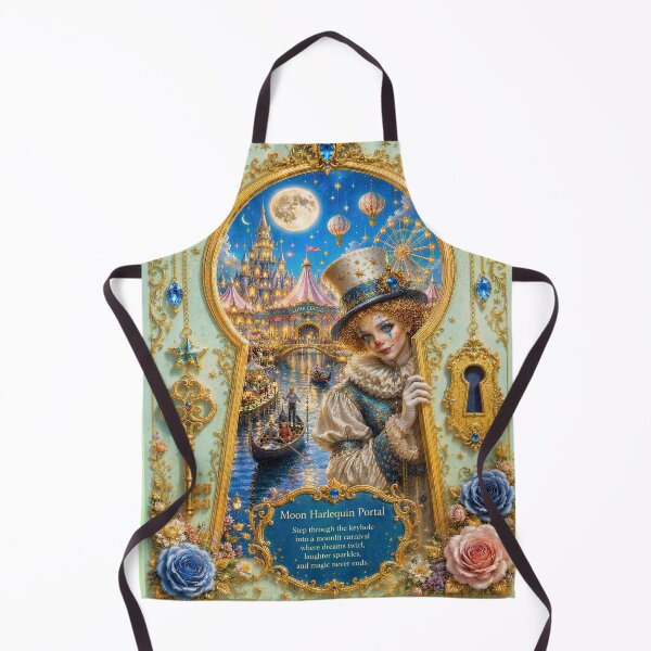 Item preview, Moon Harlequin Portal – Enchanted Carnival Kingdom designed and sold by sunbowjp stadio.