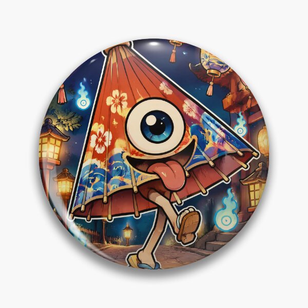 Item preview, Cute Chōchin Obake Festival Spirit | Kawaii Japanese Yokai Lantern Art designed and sold by kaxymax.