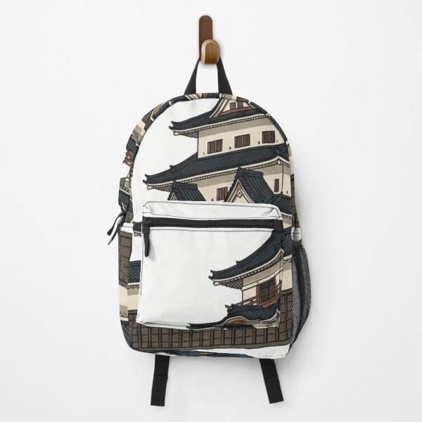 Item preview, Ninja on the Castle Roof: Vintage Woodblock Style Illustration designed and sold by vekotpu.