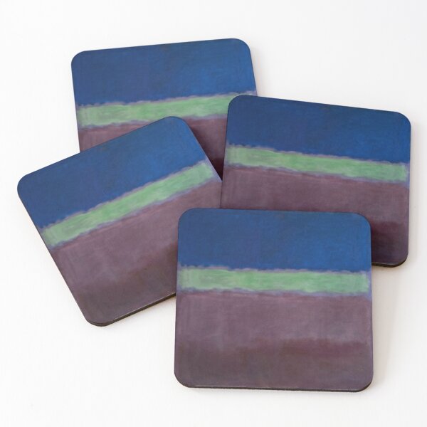 Item preview, Indigo and Plum Serenity - Abstract Color Field Wall Art designed and sold by subjectivityxx.