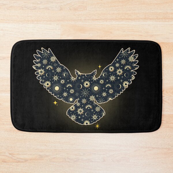 Item preview, Cosmic Celestial Owl Mystical Starry Night Sky designed and sold by QuirkyCloud Designs.