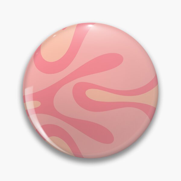 Item preview, Groovy Abstract Smooth Contours Retro Contemporary Pattern in Pink Tones designed and sold by kierkegaard.
