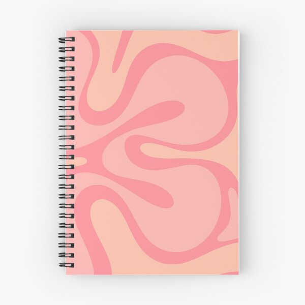 Item preview, Groovy Abstract Smooth Contours Retro Contemporary Pattern in Pink Tones designed and sold by kierkegaard.