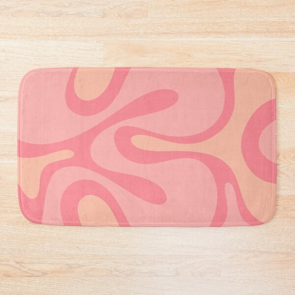 Item preview, Groovy Abstract Smooth Contours Retro Contemporary Pattern in Pink Tones designed and sold by kierkegaard.