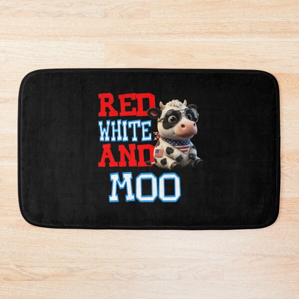 Item preview, Red White and Moo 4th of July  designed and sold by TheEndDesign.