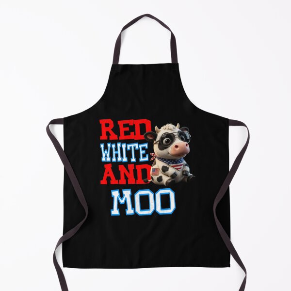 Item preview, Red White and Moo 4th of July designed and sold by TheEndDesign.