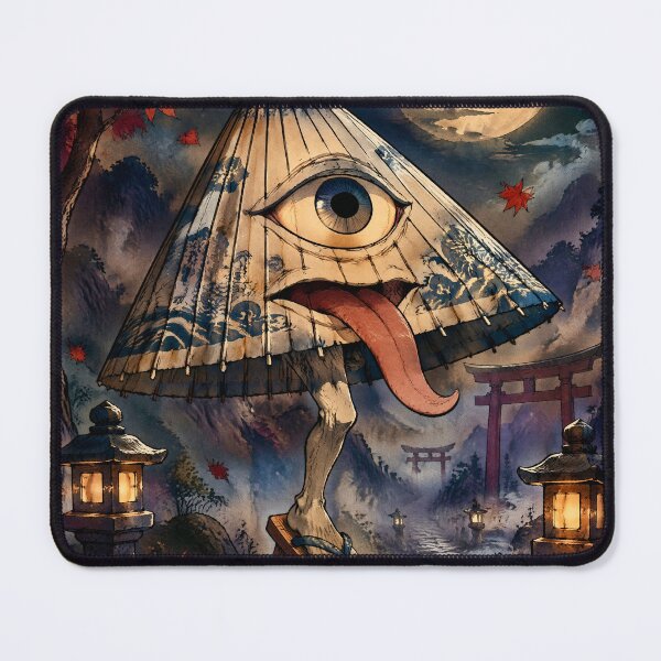 Item preview, Chōchin Obake Under the Autumn Moon | Japanese Yokai Lantern Spirit Art designed and sold by kaxymax.