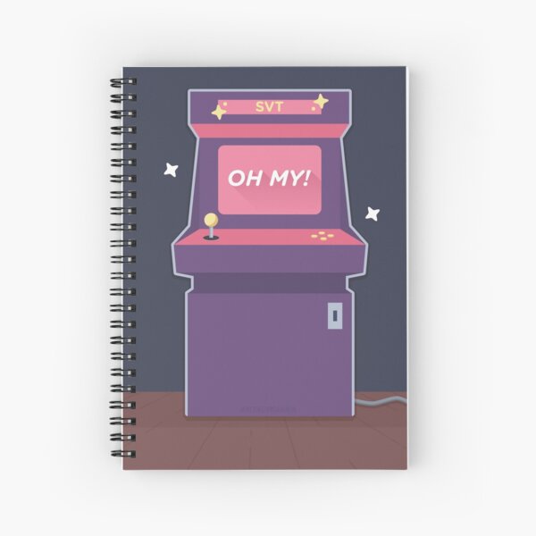 oh my! arcade ver. - seventeen Spiral Notebook
