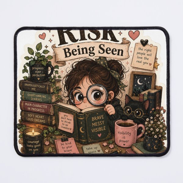 Item preview, Cozy Courage Club designed and sold by Candlelit Catastrophes.