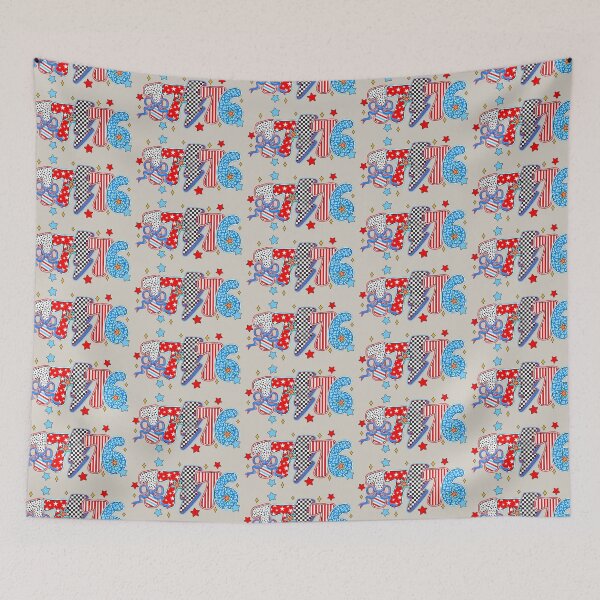 Item preview, 250 Years America 250 1776 2026 250th Anniversary US Flag sunflower designed and sold by BePosh.