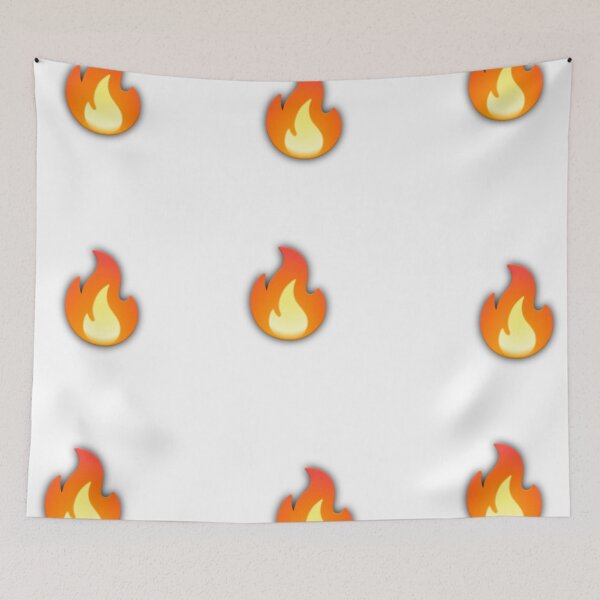 Item preview, Fire Emoji Flame Pattern designed and sold by Faali950.