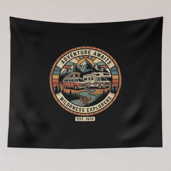 Item preview, Adventure Awaits Wilderness Explorers designed and sold by graphixpolash.