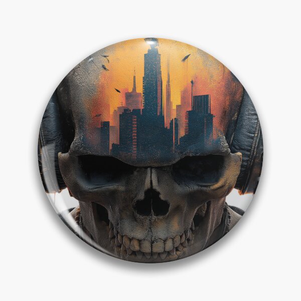 Item preview, Rock Skull Headphones Epic Space Art — Bold Neon T-Shirt Design designed and sold by CosmicRockArt.