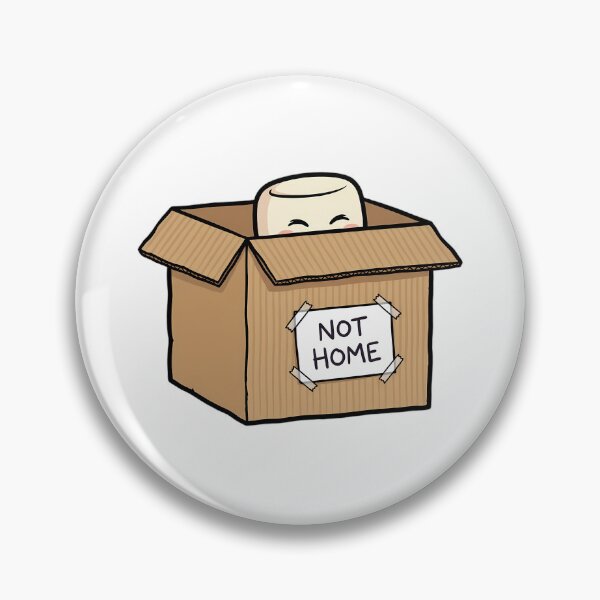 Item preview, Not Home Funny Introvert Hiding In Box Homebody Humor designed and sold by how-is-design.