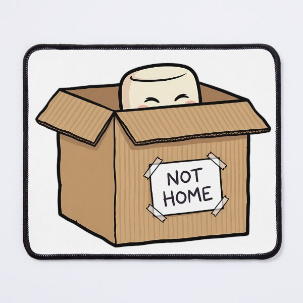 Item preview, Not Home Funny Introvert Hiding In Box Homebody Humor designed and sold by how-is-design.