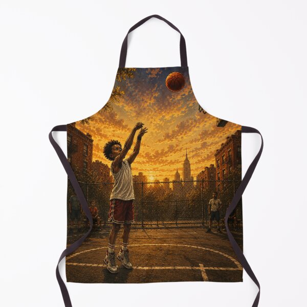 Item preview, Chain Net Free Throw – Street Basketball Poster designed and sold by DrizzyV.