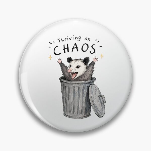 Item preview, Chaos Gremlin Raccoon Trash Can Sticker designed and sold by bosamji.