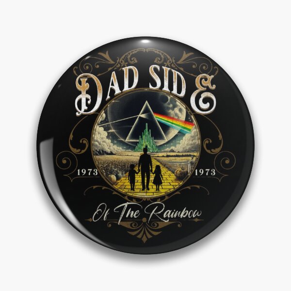 Item preview, Dad Side of the Rainbow Retro Rock Dad designed and sold by Nacho Average Designs.