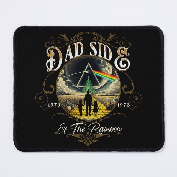 Item preview, Dad Side of the Rainbow Retro Rock Dad designed and sold by Nacho Average Designs.