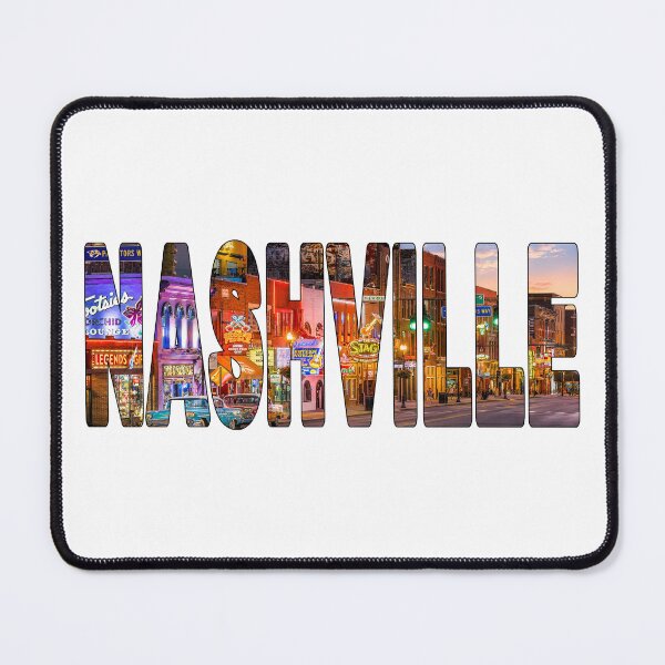Item preview, NASHVILLE - Tennessee Early Evening Neon Lights Broadway Downtown designed and sold by Adam Gormley.