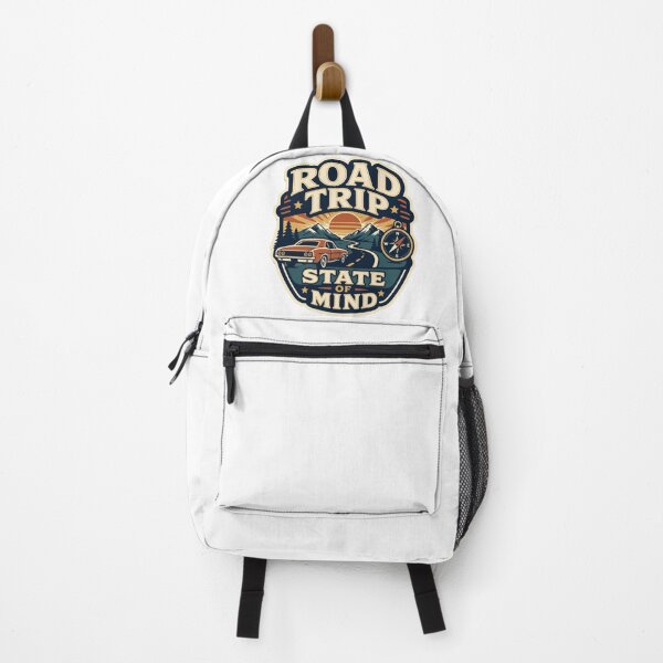 Item preview, Road Trip State Of Mind Retro Travel Badge designed and sold by ArtsyExplorer.