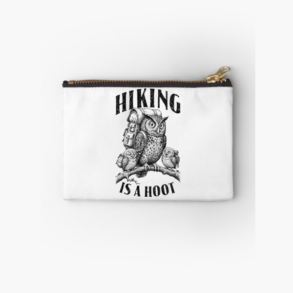Item preview, Hiking Is A Hoot Owl Mom Dad Kids Funny Hiker Camping designed and sold by GrandeDuc.