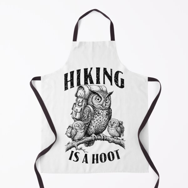 Item preview, Hiking Is A Hoot Owl Mom Dad Kids Funny Hiker Camping designed and sold by GrandeDuc.