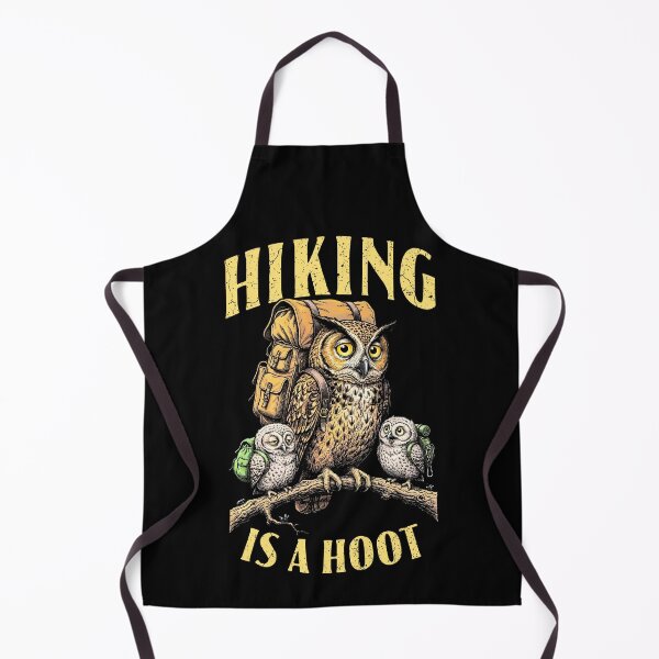Item preview, Hiking Is A Hoot Owl Mom Dad Kids Funny Hiker Camping designed and sold by GrandeDuc.