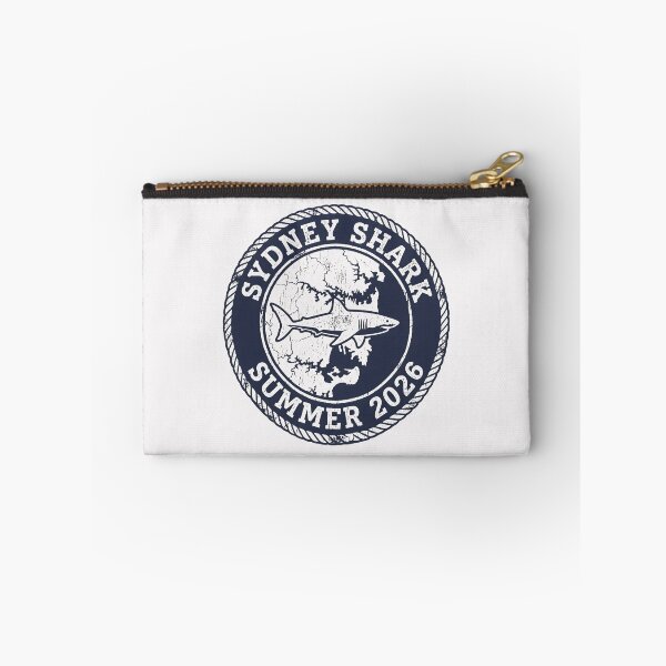 Item preview, Sydney Shark Summer 2026 with Great White Shark and Distressed Nautical Emblem designed and sold by SplashTastic.