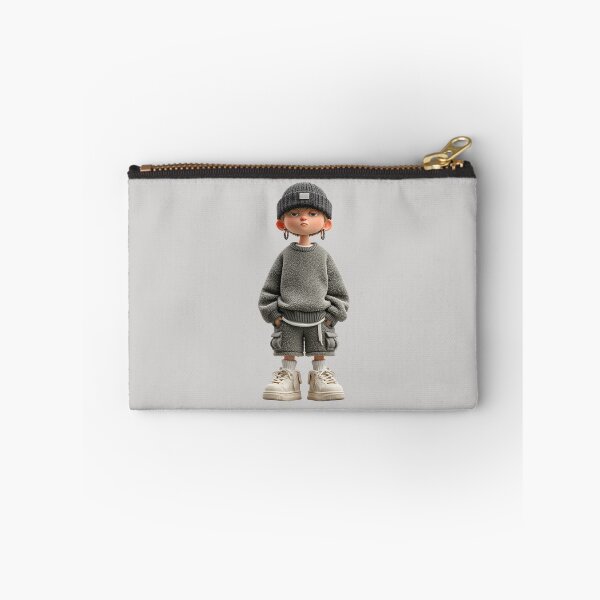 Item preview, Grumpy Streetwear Kid in Chunky Knit Sweater designed and sold by colorful-white.