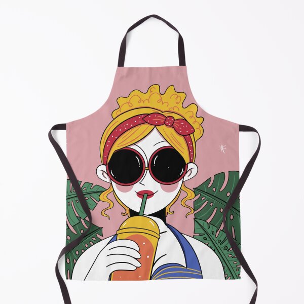 Item preview, Woman with sunglasses and cold-drink designed and sold by Art-spree.