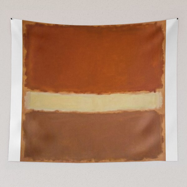 Item preview, Harvest Fields | Luminous Color-Field Abstract | Red and Muted Brown Large-Format designed and sold by subjectivityxx.