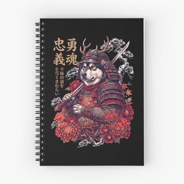 Item preview, Japanese Alaskan Malamute Art Samurai Aesthetic Dog Owner designed and sold by DoodleTortle.