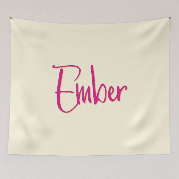 Item preview, EMBER personalized type design designed and sold by CharlottePlaceArt.