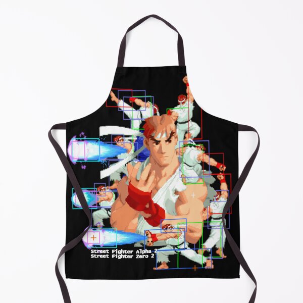 Item preview, ryu hitbox data collage designed and sold by Cent75.