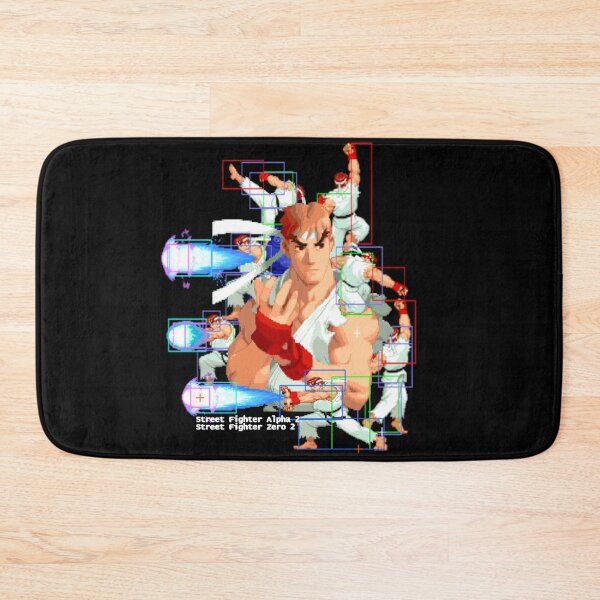 Item preview, ryu hitbox data collage designed and sold by Cent75.