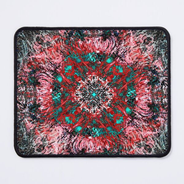 Item preview, Crimson Nebula Abstract Mandala Art designed and sold by Paolo-Bandal.