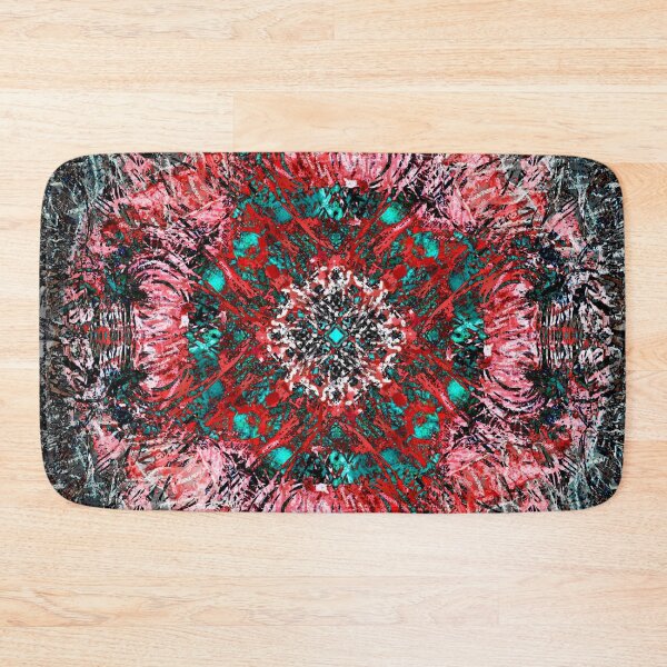 Item preview, Crimson Nebula Abstract Mandala Art designed and sold by Paolo-Bandal.