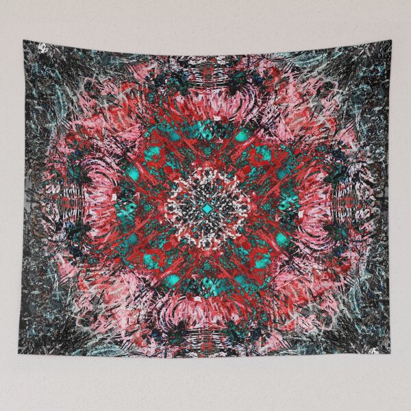 Artikelvorschau, Abstrakte Mandala-Kunst des Purpurnebels entworfen und verkauft von Paolo-Bandal.