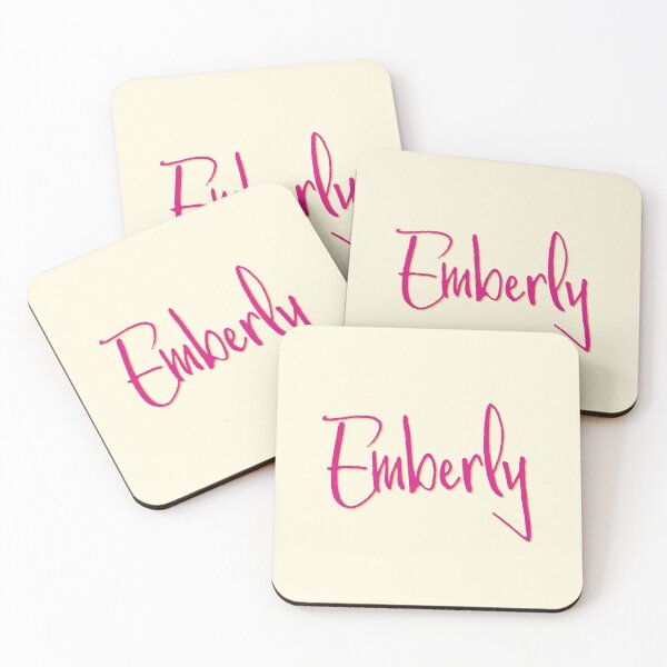 Item preview, EMBERLY personalized type design designed and sold by CharlottePlaceArt.