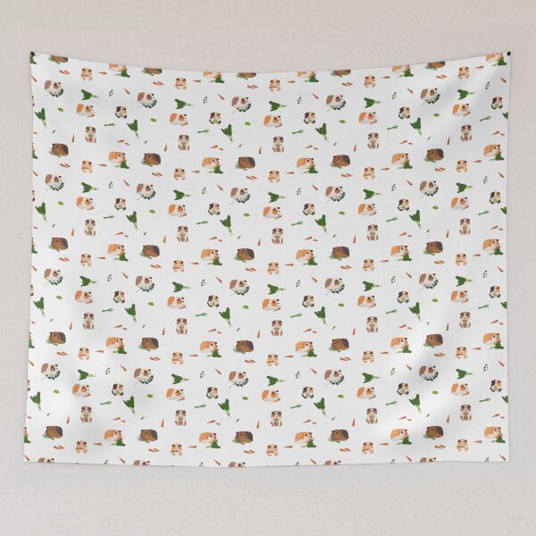 Item preview, Cute Funny Guinea Pigs Pet Pattern designed and sold by idovedesign.