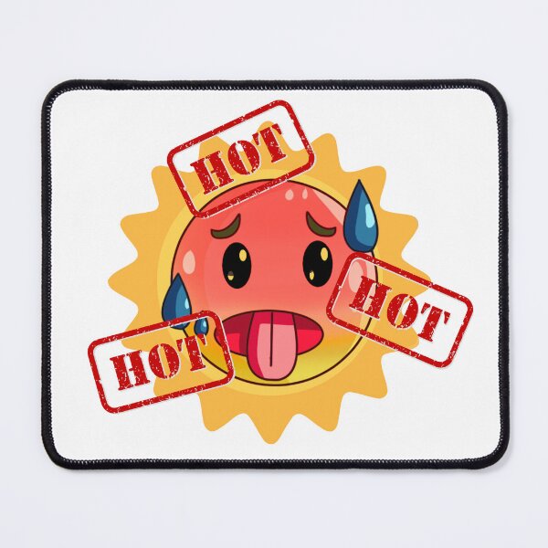 Item preview, Hot Hot Hot - Funny Summer Heat Emoji Cartoon Design designed and sold by Palette-Vibes.