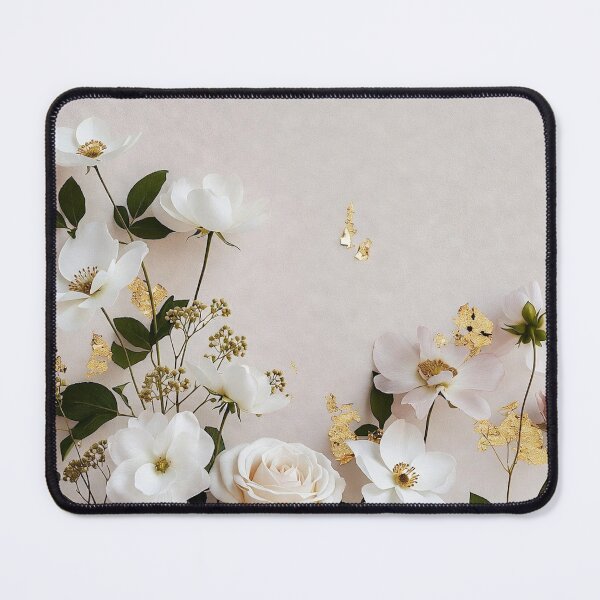 Item preview, Delicate Light Floral Arrangement with Roses designed and sold by IntelliMindDesigns.