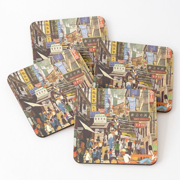 Item preview, Vintage Hong Kong Travel Poster designed and sold by CJChronicles.