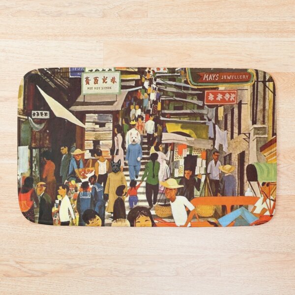 Item preview, Vintage Hong Kong Travel Poster designed and sold by CJChronicles.