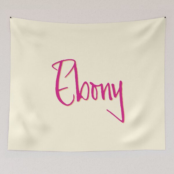 Item preview, EBONY personalized type design designed and sold by CharlottePlaceArt.