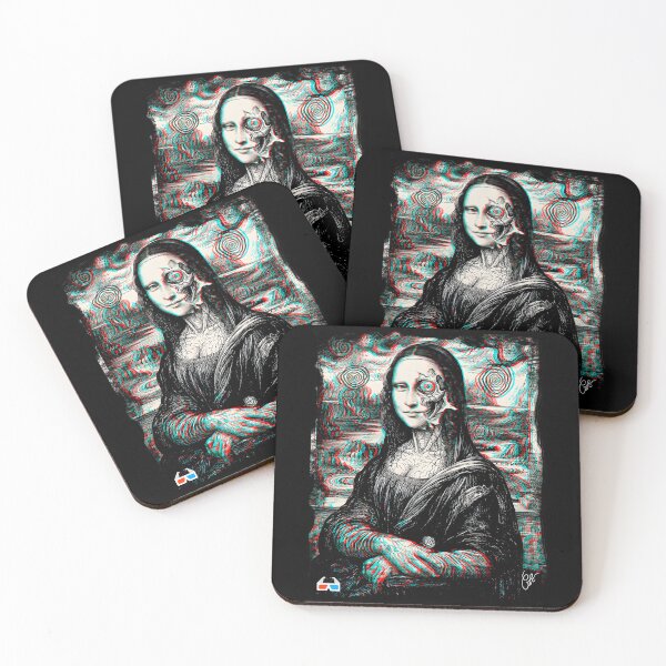 Item preview, STRANGE MONALISA STRANGE DISTURBING 3D ANAGLYPH designed and sold by CuPensky.